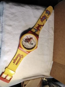 Vintage 1998 Pacific Innovations Curious George Wall Watch Works 36" Clock Rare - Picture 1 of 16