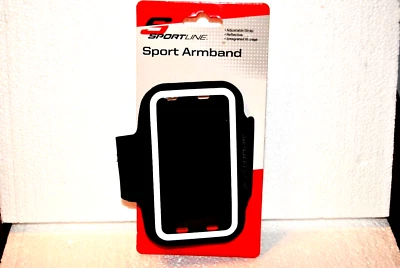 New - SPORTLINE SPORT ARMBAND BLACK LARGE for iPhone 4, 4s, & Most Smartphones  - Image 1 of 2