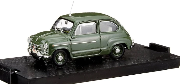 FIAT 600D POLIZIA STRADALE 1960 1/43 R308  BRUMM - Immagine 1 di 1