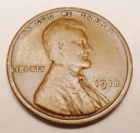 1918 P Lincoln Wheat Cent / Penny  *AG OR BETTER* **FREE SHIPPING** Cover