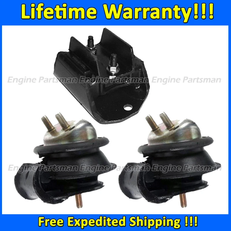 Juego de montaje de motor y transmisión K1884 3 piezas para Infiniti QX4 1997-2000 3,3 L Foto 1 de 1