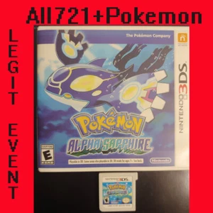 Pokemon Alpha Saphir geladen mit allen 721 + 120+ legitimen Ereignissen Pokémon freigeschaltet - Bild 1 von 1