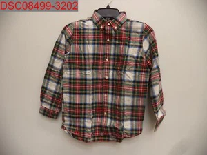 Old Navy Girls' White Tartan Cozy Button-Front Plaid Shirt, L (10) 500078086727 - Picture 1 of 10