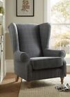 Next Sherlock Armchair In A Tweedy Check Lawson Mid Grey Fabric (New) Rrp £650