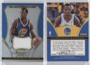 2013-14 Panini Select Select Swatches Silver Prizm /25 Harrison Barnes #59