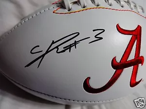 CALVIN RIDLEY ALABAMA LOGOTIPO FIRMADO MAREA CARMESÍ CON CERTIFICADO DE AUTENTICIDAD - Imagen 1 de 1