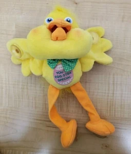 Peluche vintage Russ giallo pulcino uccellino sei speciale peluche ventose - leggi - Foto 1 di 10