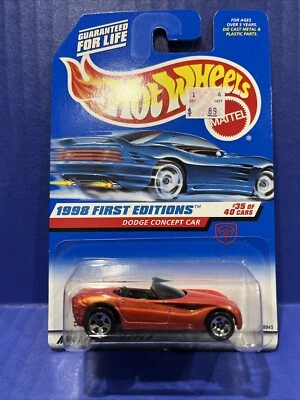 Coche serie primera edición Hot Wheels 1998 #35 de 40 - Dodge Concept Car #672 Foto 1 de 4