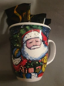 Christmas Mug Santa Claus with Hot Chocolate Packets - Picture 1 of 4