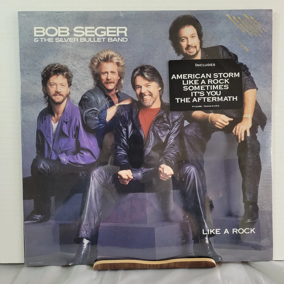 SEALED! Original  Bob Seger & The Silver Bullet Band "Like A Rock" LP *PROMO* - Image 1 of 3