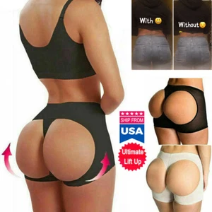 Levantador de glúteos Mujeres Modelador de cuerpo Abdominoplastia Panty Potenciador Botín Ropa interior Pantalones EE. UU. - Imagen 1 de 12