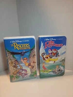  The Rescuers Down Under And #2 (VHS)- Black Diamond! We Can Combine Shipping! - Image 1 of 4