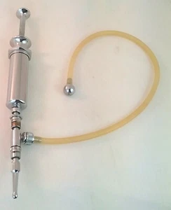 Stainless Steel Weighted Ball Hose Kitchen Syringe Made in W. Germany ~ Clean - Picture 1 of 5