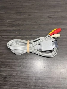 Originial Nintendo Wii Audio Video RVL009 AV Cable - Gray GENUINE OEM - Picture 1 of 6