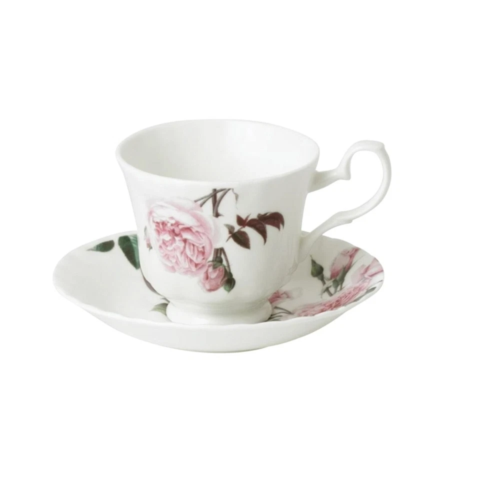Tasse et sous tasse à thé Rose Austin 23 cl porcelaine  15x15 cm - Photo 1/1
