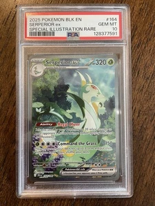 2025 POKEMON BLK EN-BLACK BOLT SPECIAL ILLUSTRATION RARE SERPERIOR EX PSA 10 - Picture 1 of 2