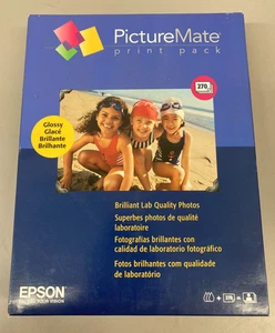 Epson Picture Mate Print Pack T5570 - 270 Blatt Papier 4 x 6 2 Tinte - Ablaufdatum 02/2010 - Bild 1 von 3