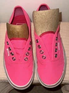 Vans Off the Wall Classic Sneakers (M Sz 3.5/W Sz 5) Pink Canvas Skateboard - Picture 1 of 7