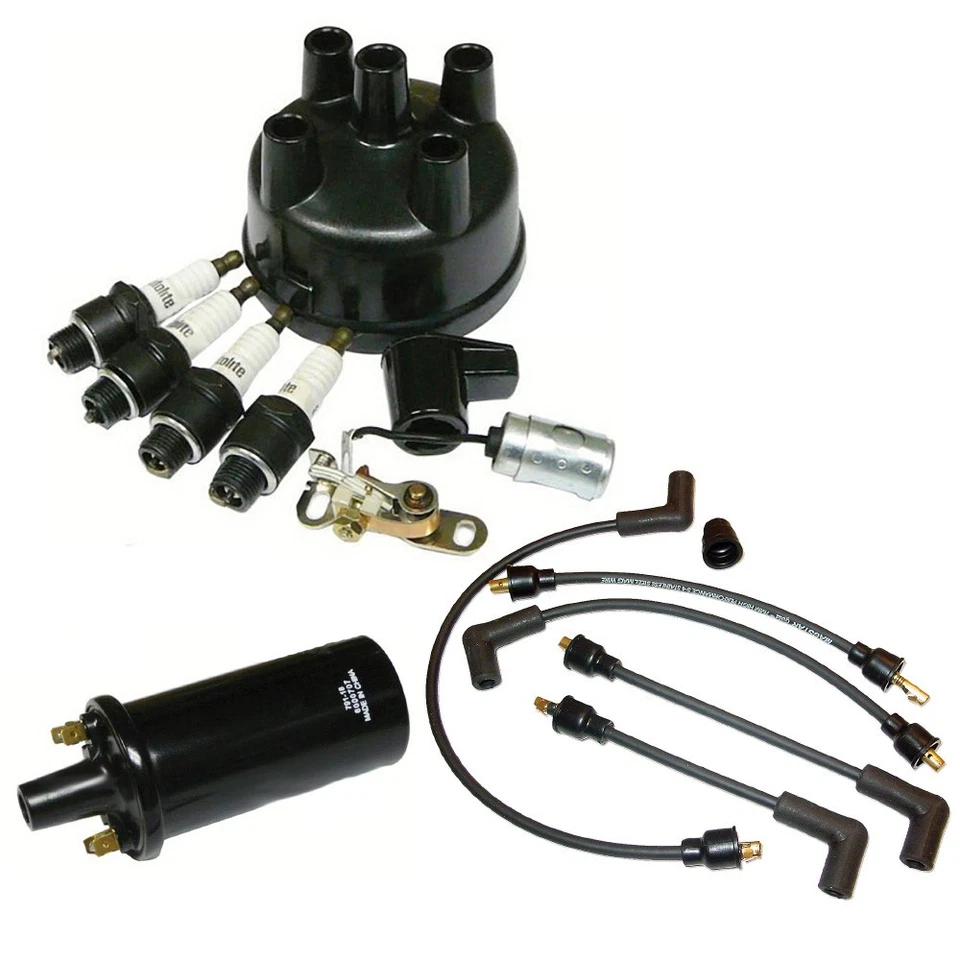 Kit de puesta a punto de encendido de distribuidor para montaje lateral de tractor Ford 8N y 6V Foto 1 de 4