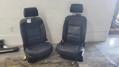 2015-2020 GMC Yukon XL Black Leather Front Bucket Seats w/PWR, Denali Seats - Image 1 of 4