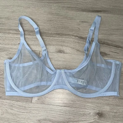 Sujetador de malla con aros Skims 40DD lencería sexy romántica clásica atemporal elegante Foto 1 de 4