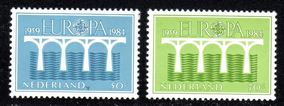 1984 Nederland SC# 657-658 - Europa - M-NH - Image 1 of 1