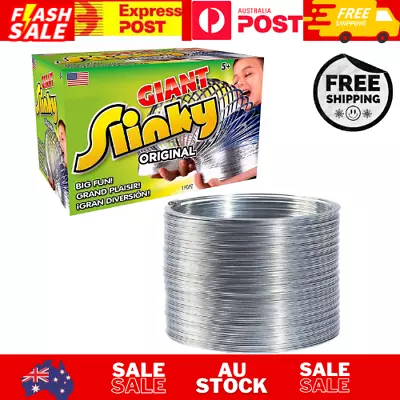 The Original Giant Slinky Walking Spring Toy, Big Metal Slinky • 18.78$