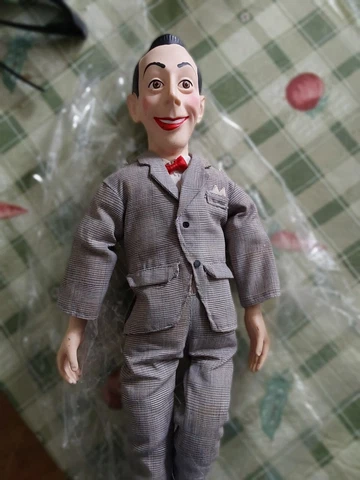 Vintage 1987 Talking PeeWee Herman Pull String 18" Doll Matchbox Toys /Works Cover