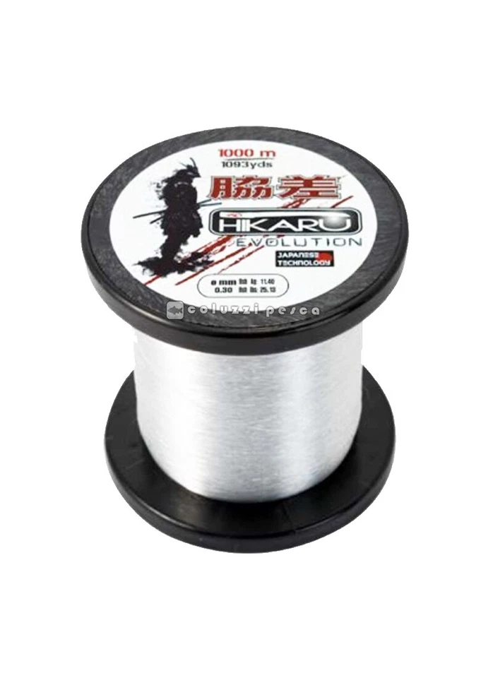 FILO HIKARU EVOLUTION 1000 M NEUTRO LINEAEFFE PESCA  RESISTENTE MARE FIUME - Immagine 1 di 1