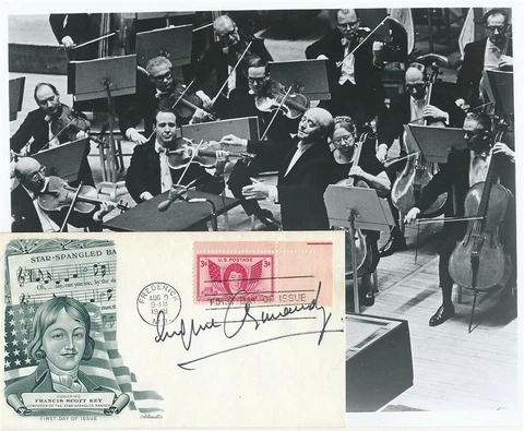 Eugene Ormandy- Signed Vintage First Day Cover (Conductor/Violinist) Cover