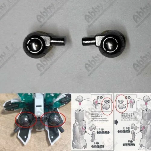 para RG 1/144 RX-0 Banshee Unicornio Armadura Completa Modelo Metal Reemplazo Piezas G19+G20 Foto 1 de 4