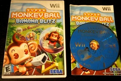 Super Monkey Ball Banana Blitz Wii Complete CIB - Image 1 of 2