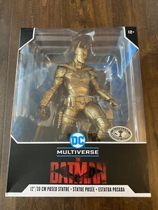 McFarlane Toys The Batman Gold Platinum Edition Chase 12” Action Figure 2022 NEW - Picture 1 of 6
