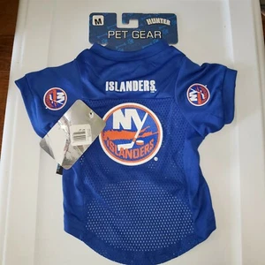 Hunter NHL New York Ilsanders Royal Short Sleeve Dogs Sports Jersey Size Medium - Picture 1 of 10