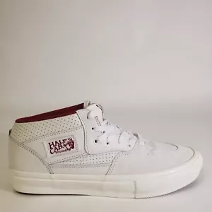 Vans PopCush Half Cab Vintage Sport Skateschuhe weiß rot 508357 US Herren Größe 10 - Bild 1 von 12