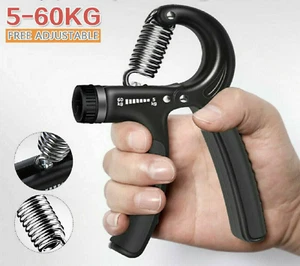 Adjustable Power Hand Grip Forearm Exerciser Gripper Strengthener Trainer 5/60Kg - Picture 1 of 3