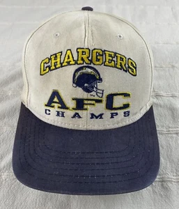 VTG 1994 San Diego Chargers AFC Champs Snapback Hat American Needle Made In USA - Picture 1 of 11