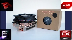 Original AMD FX Cooler Heatsink Fan for FX 8100 - FX-8120 - FX 8150 Skt AM3 AM2 - Picture 1 of 8