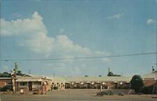Grand Prairie,TX Motel & Cafe Texas William J. Davis Chrome Postcard Vintage