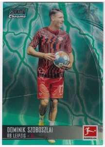 2021-22 Stadium Club Chrome Bundesliga Aqua/Green Electric DOMINIK SZOBOSZLAI 64
