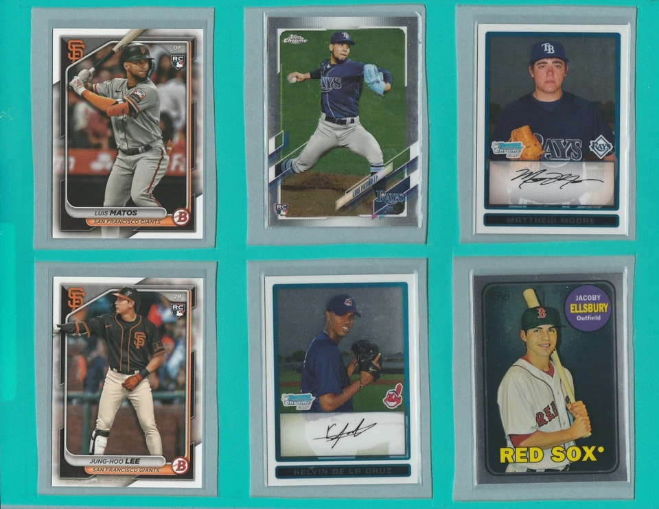 Tarjeta de béisbol 2009 1st Bowman Matthew Moore novato radiocontrol Tampa Bay Rays BCP7 Foto 1 de 1