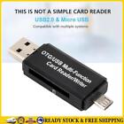 2 in 1 OTG Memory Card Reader Multi-Function USB 2.0 Micro USB SD TF Adapter .