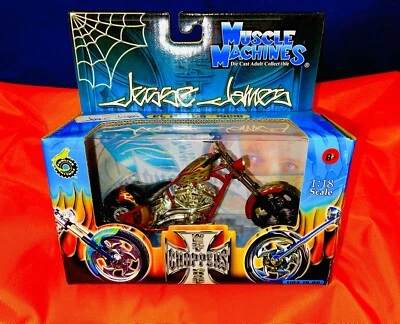 NHRA Jesse James 1:18 El Diablo Rigid MOTORCYCLE Bike WEST COAST CHOPPERS - Image 1 of 3