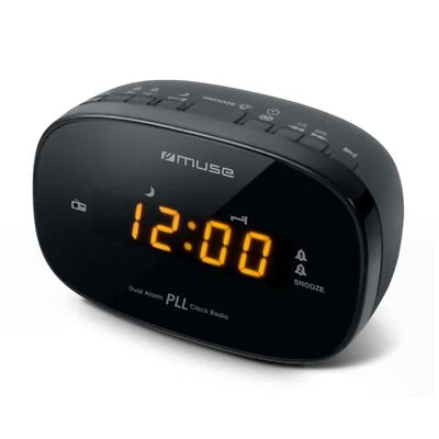 M-150-CR Uhren-Radio | FM-Radio LED-Display | mit Radio am Morgen aufwachen |... - Bild 1 von 4