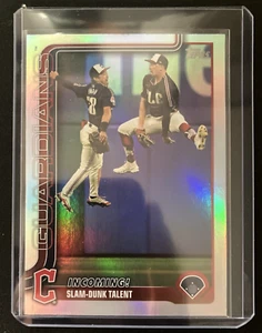 2025 TOPPS INCOMING SILVER CLEVELAND GUARDIANS - Picture 1 of 2