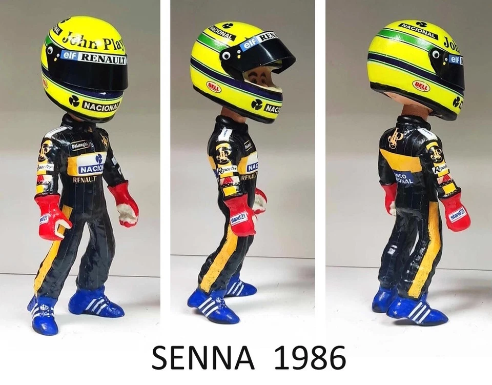 Ayrton Senna Figure F1  1986 - Image 1 of 1