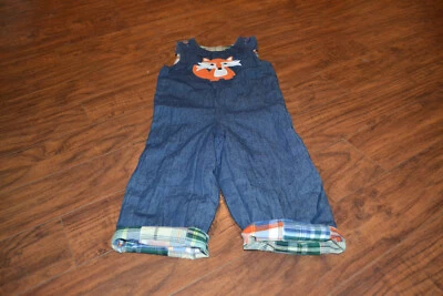 I7- Mono de zorro de una pieza de mezcla de algodón para niños Kelly's talla 4 Foto 1 de 4