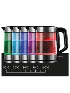 Farbwechselglas schnell kochender Wasserkocher 1,7 l - Bild 1 von 6