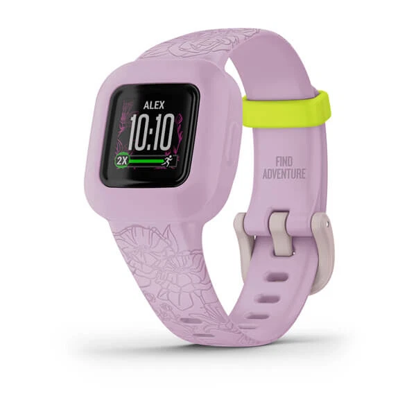 Garmin vivofit jr. 3 Fitness Tracker (Lilac Floral) - Image 1 of 1