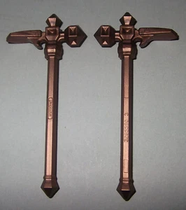 21896, 2x Hammer, Zwergenhammer, Streithammer, Zwerg, bronze - Picture 1 of 1